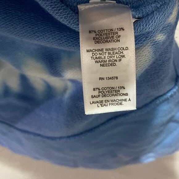 Vineyard Vines Women's Pullover Hoodie Blue Tie Dye Size Small - Picture 9 of 10
